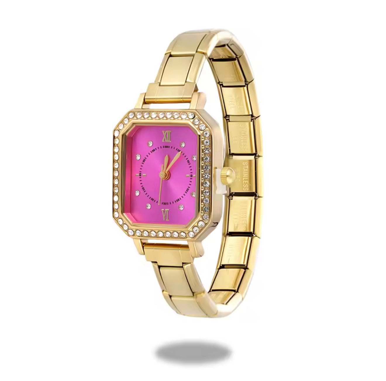 Montre rose flash
