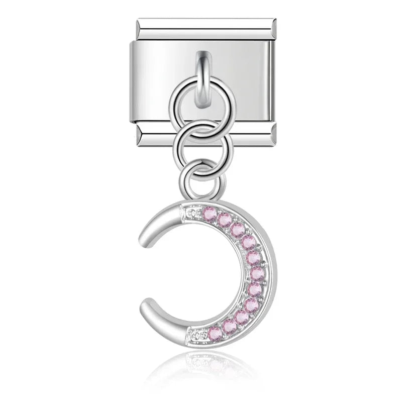 Lune Silver Strass