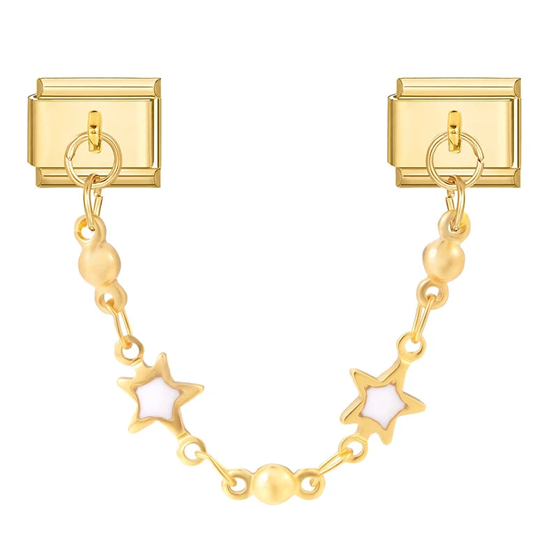 Chaine double charms