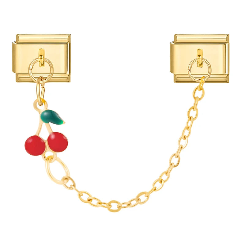 Chaine double charms