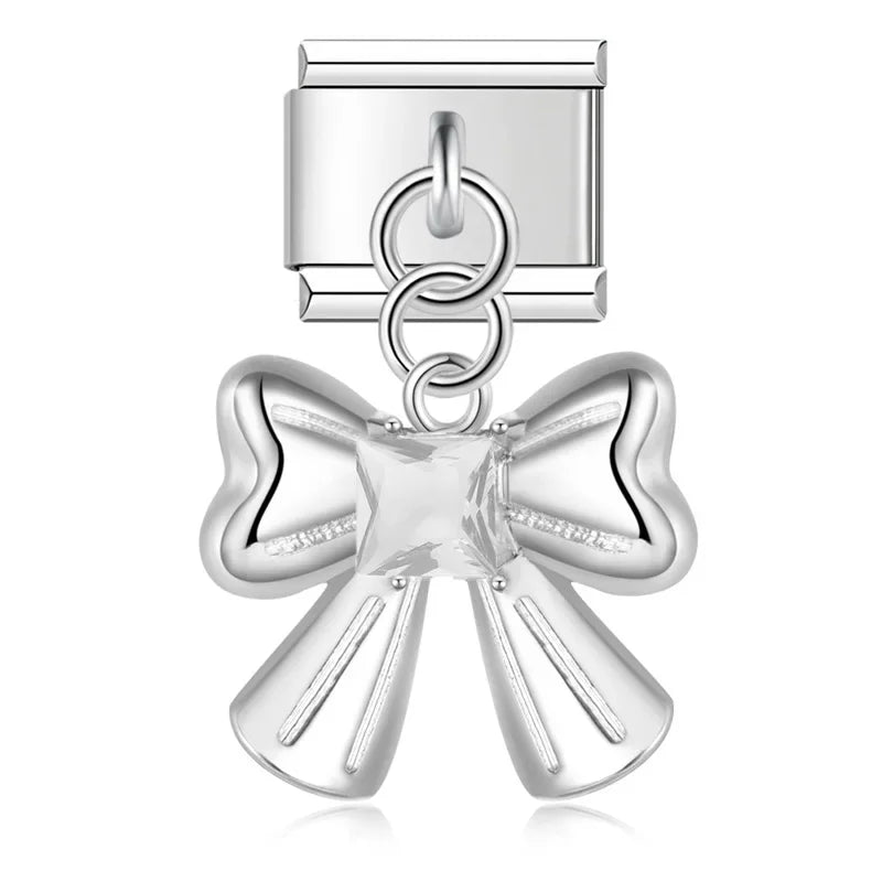 Nœud strass coloré