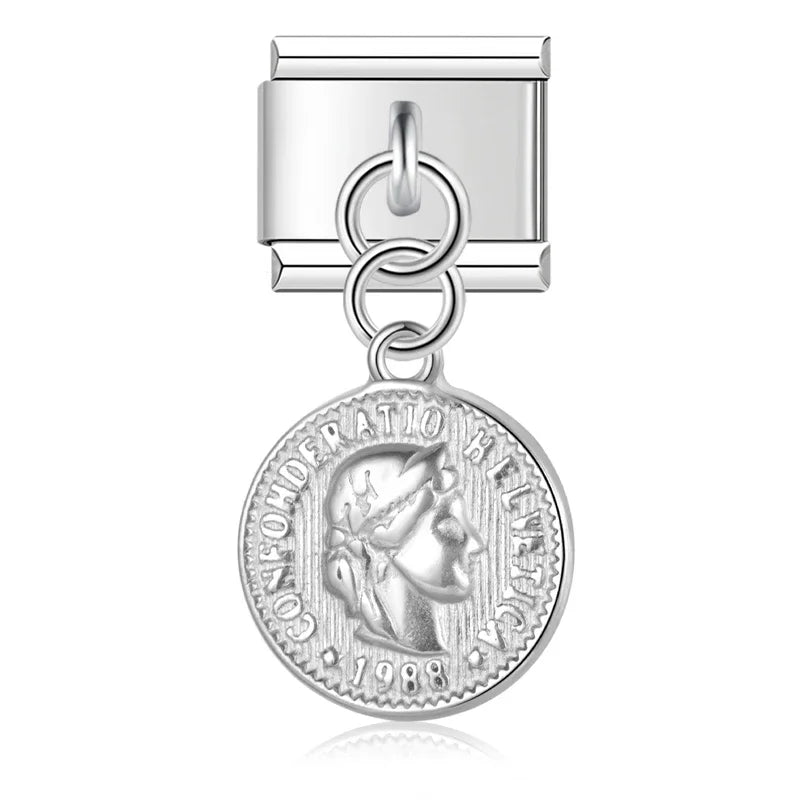 Charm pendentif médaillon