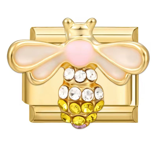 Abeille strass