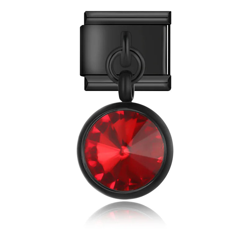Strass Charm Noir
