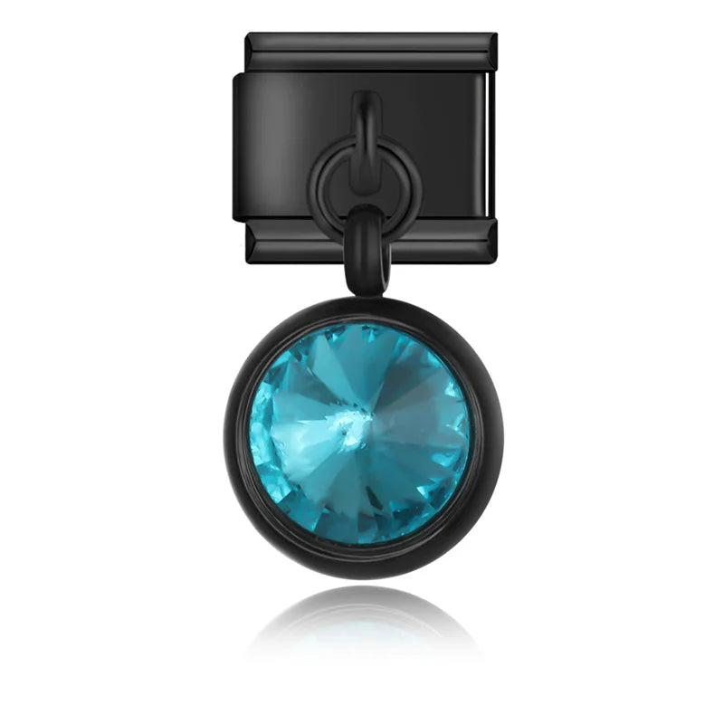 Strass Charm Noir