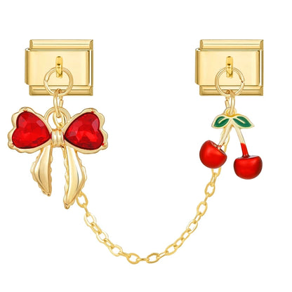 Chaine charms rouge