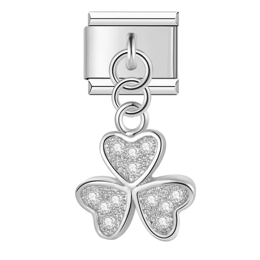 Pendentif Strass Argent