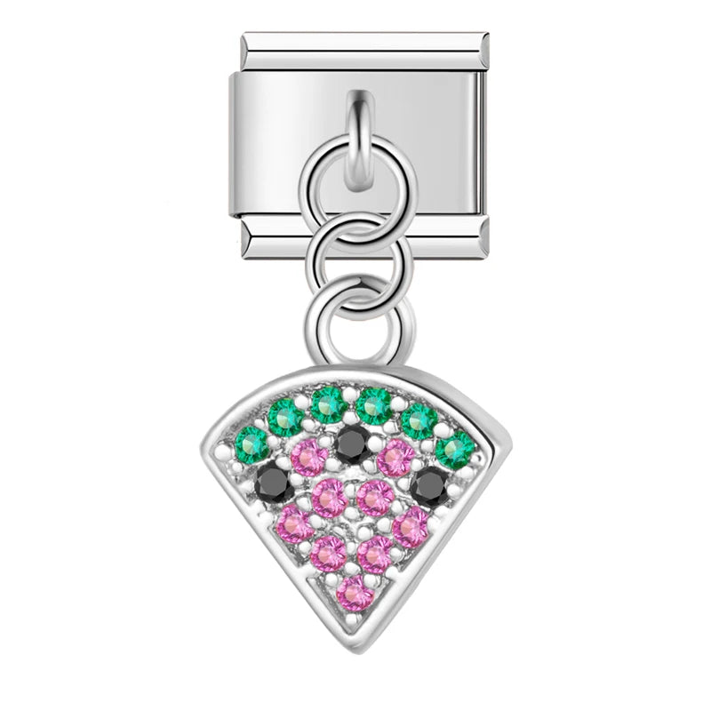 Pastèque strass pendentif