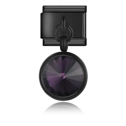 Strass Charm Noir
