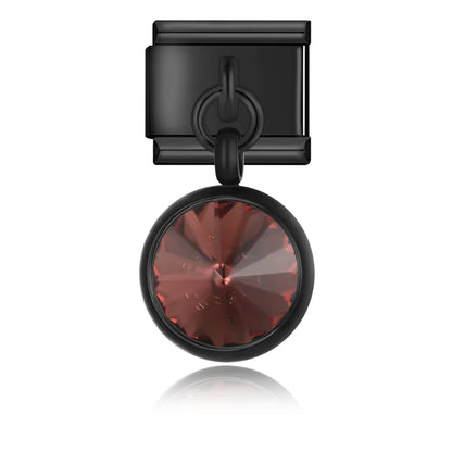 Strass Charm Noir