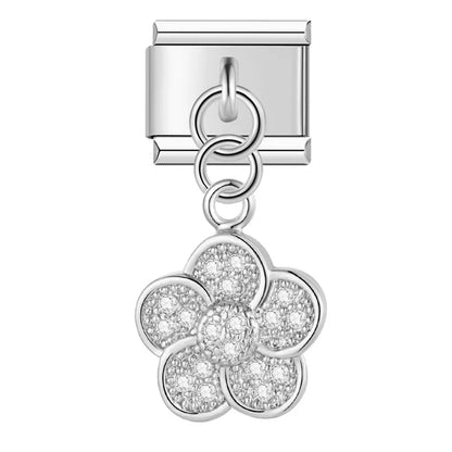Pendentif Strass Argent