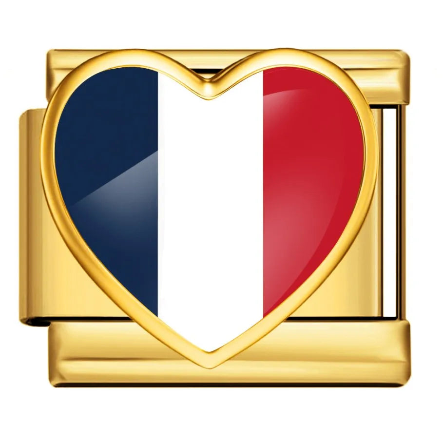 Drapeau coeur France