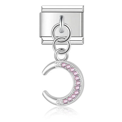 Lune Silver Strass