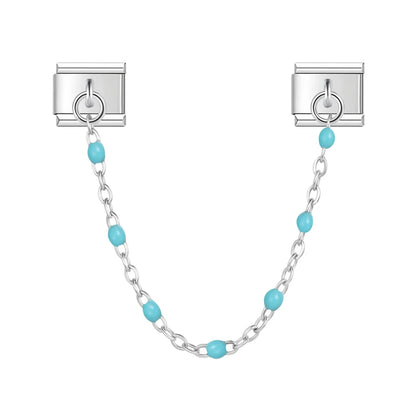 Chaine perles colorées