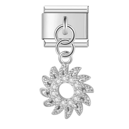 Pendentif Strass Argent