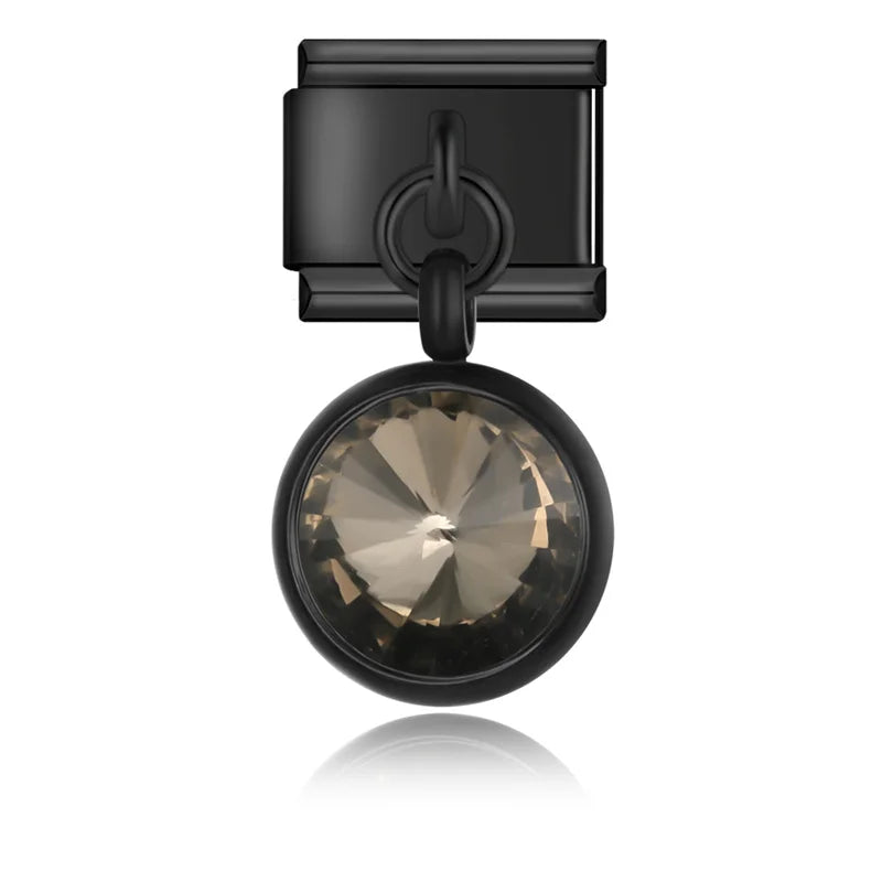Strass Charm Noir