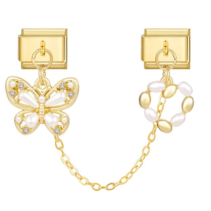 Chaine double charms