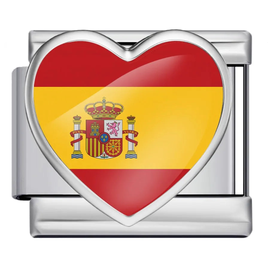 Drapeau Coeur Espagne