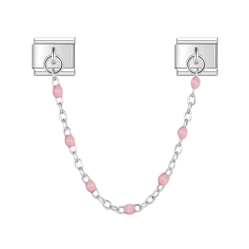 Chaine perles colorées