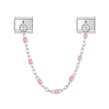 Chaine perles colorées