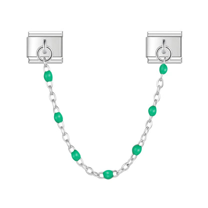 Chaine perles colorées