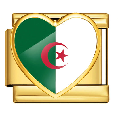 Drapeau coeur Algérie
