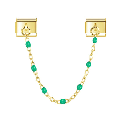 Chaine perles colorées