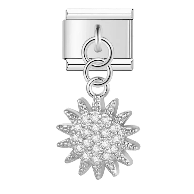 Pendentif Strass Argent