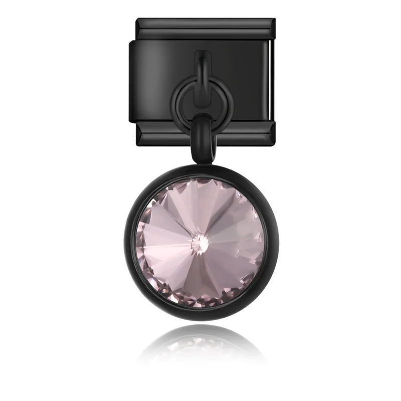 Strass Charm Noir
