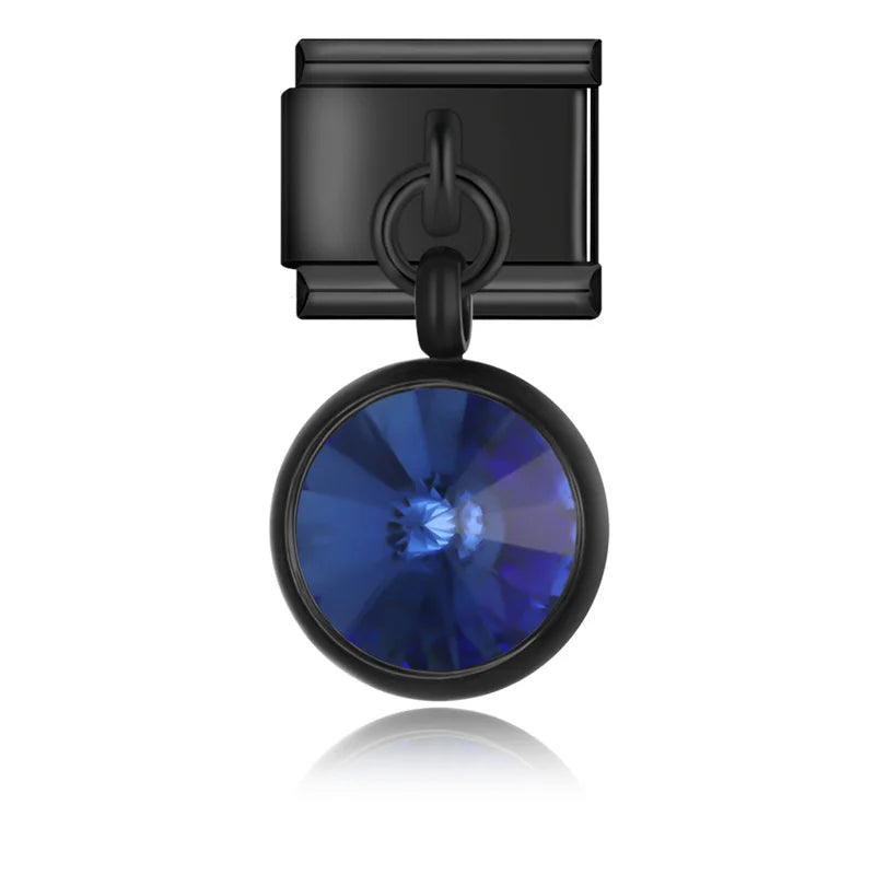 Strass Charm Noir