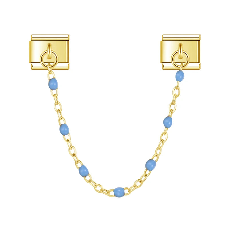 Chaine perles colorées