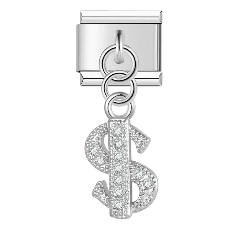 Pendentif Strass Argent