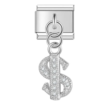 Pendentif Strass Argent