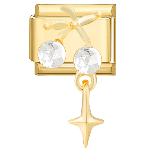 Cerise strass avec étoile